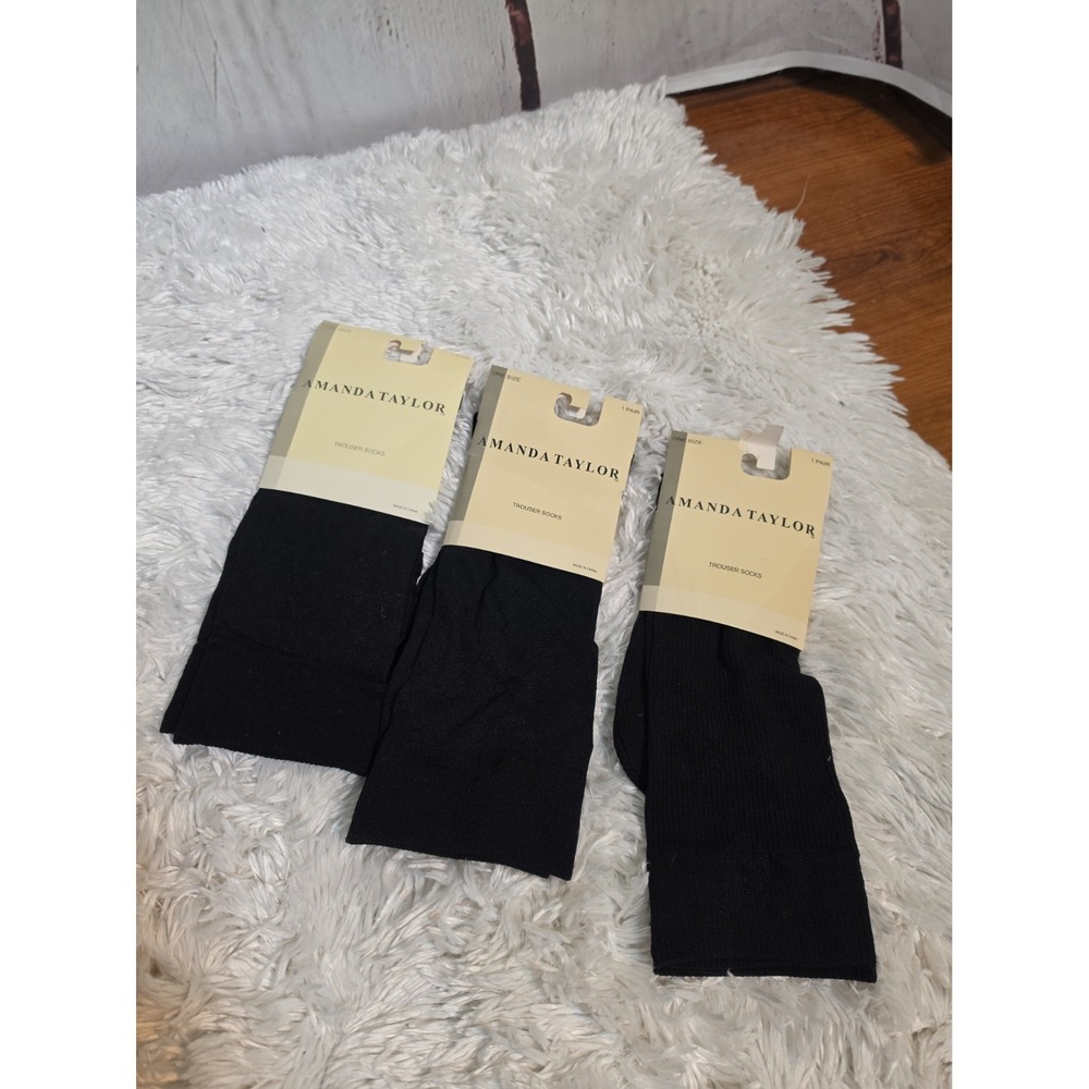 Amanda Taylor Trouser Socks Lots NWT